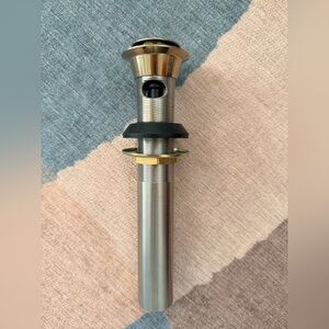 Kohler K-25322-BV Pop-Up Clicker Drain with Overflow, Vibrant Brushed Bronze NEW